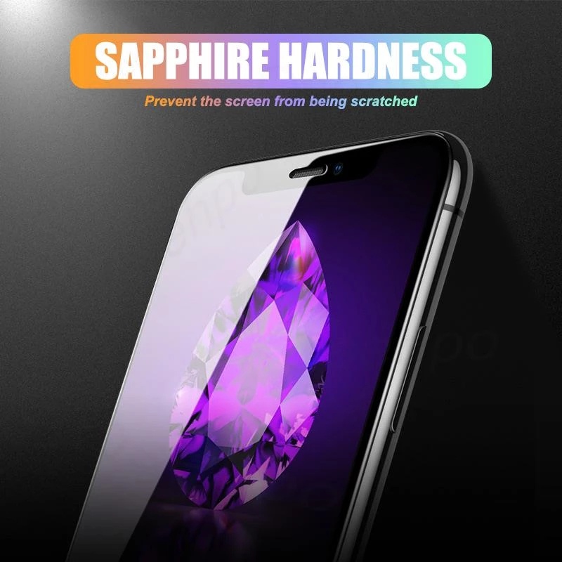 Pelindung Layar Tempered Glass 9D anti Gores / Jatuh Untuk iPhone 14 Pro Max 14 Plus 14 11 13 12 Pro Max XR XS X 6 7 8 Plus