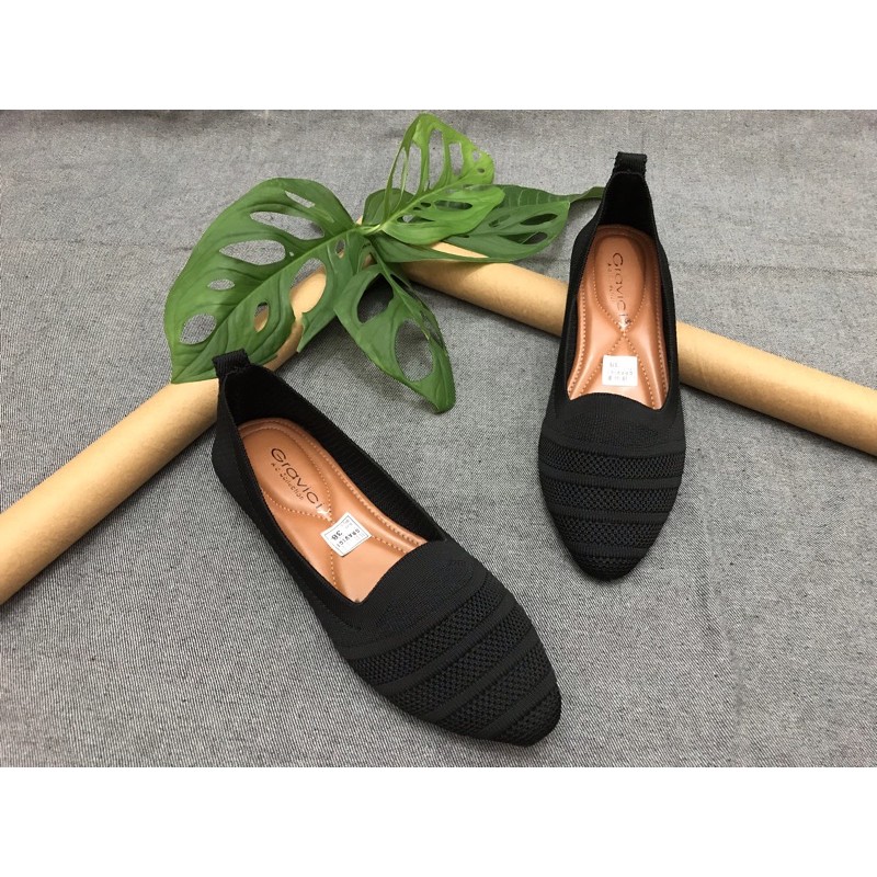 Sepatu Flat wanita Rajut Import DO-07 GRAVICI