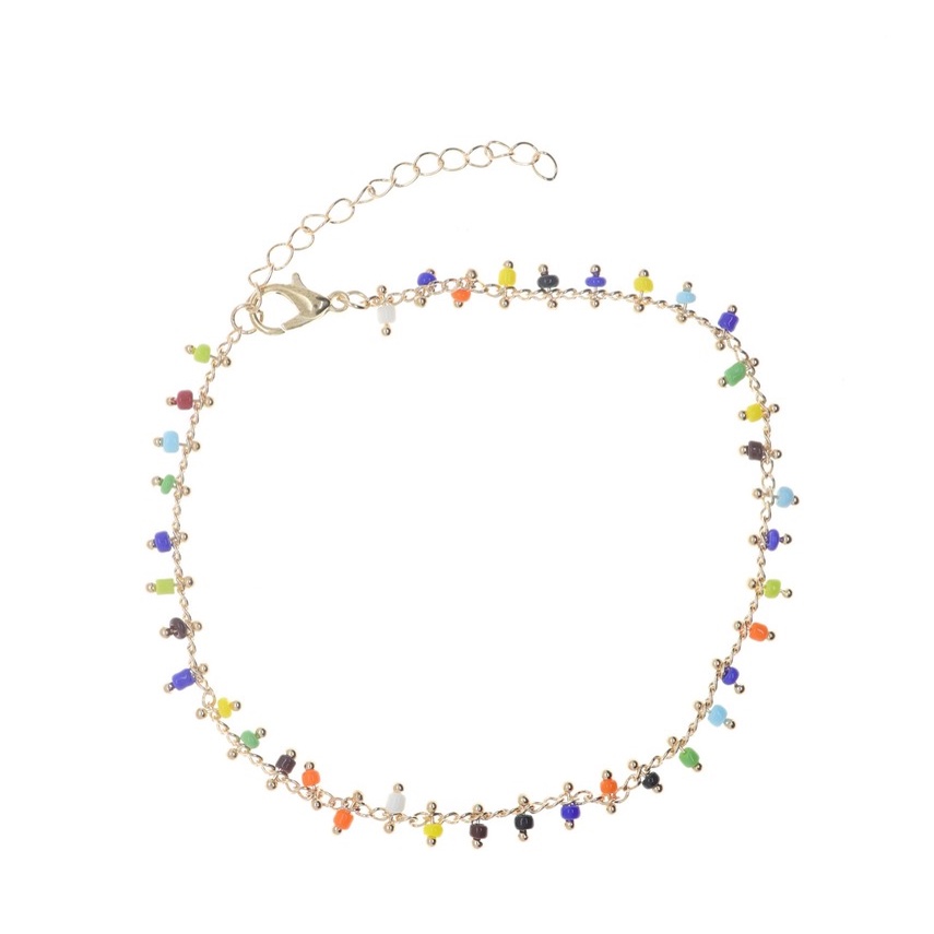 Gelang Kaki Bahan Metal Gaya Bohemian Untuk Wanita