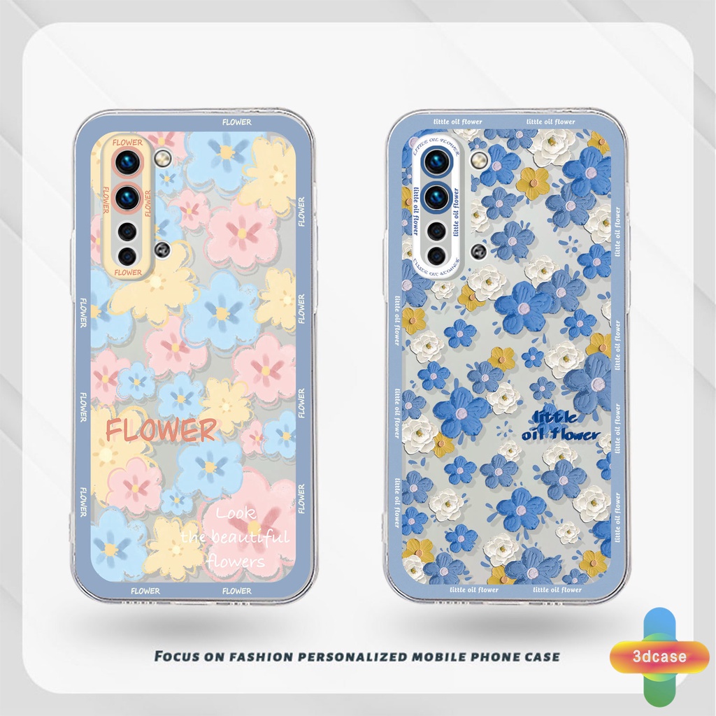 Soft Case Realme C11 2021 C21Y C31 C35 C15 C21 C25 C20 C3 C12 C2 C25S 5S 5 5S 5i C17 7i C1 C25Y C2 C3i 6i C20A realme Narzo 20 10 10A 20A 30A A7 A5S A15 A16 Y12 Y20 Y15S A03 Shockproof little oil flower Camera Lens Protection Phone Case