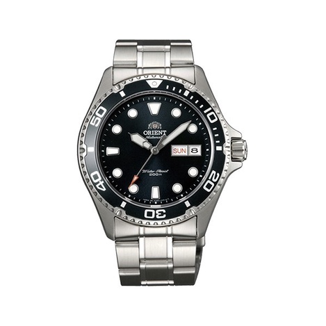 ORIENT FAA02004B9-Jam Tangan Pria- Diver Ray II Silver Black