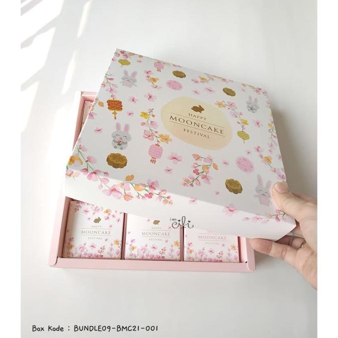 

[COD] (BUNDLE09-BMC21-01[isi 10]) box dus kotak mooncake mid autumn festival [COD]