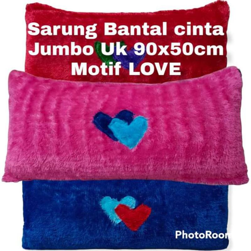 SARUNG BANTAL CINTA UKURAN 90X50 CM BULU LASFUR