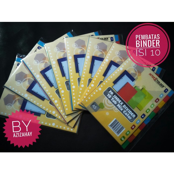

Limited Pembatas Binder 26 Ring Isi 10 Sale!!!