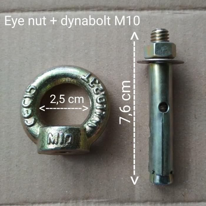 Eye nut + dynabolt M10