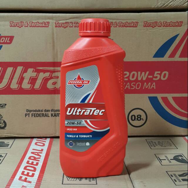 OLI MESIN MOTOR FEDERAL ULTRATEC 20W-50 800 ML