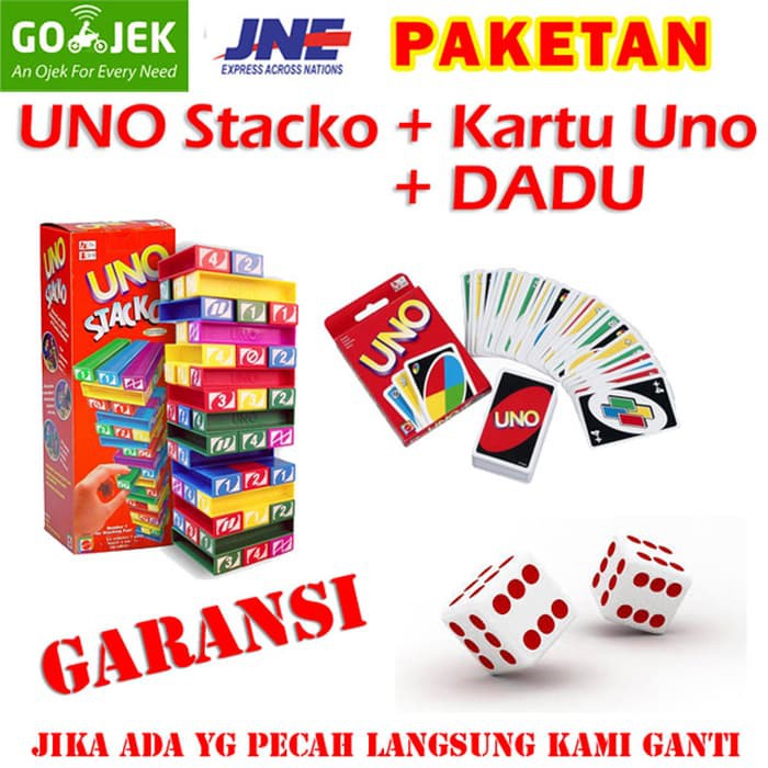 Paket Uno Stacko + Kartu Uno - Sqihg4