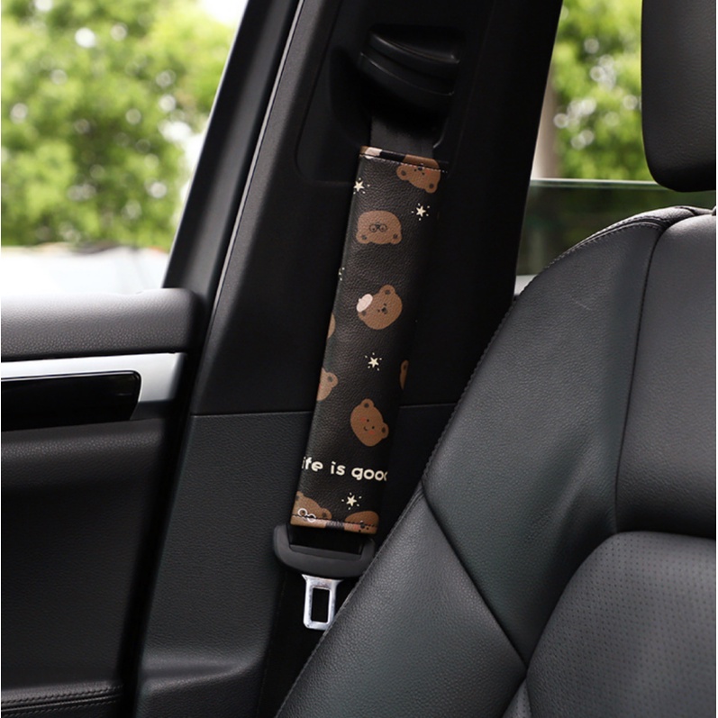 BEAR in Black Series Sarung Stir Safetybelt Seatbelt Mobil