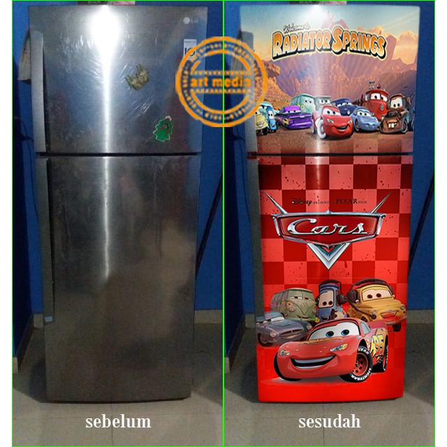 STIKER KULKAS CARS RADIATOR SPRING