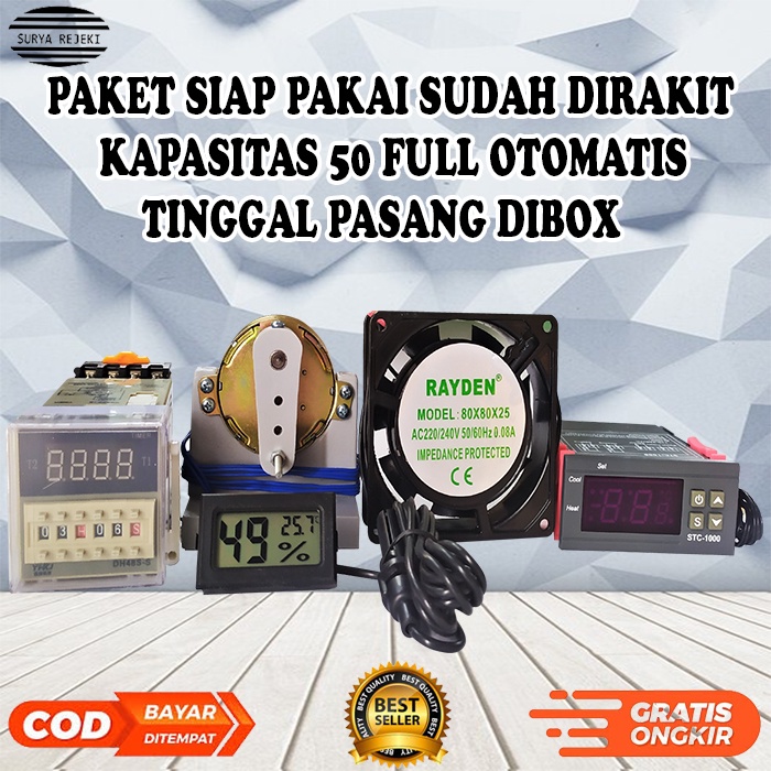 paket komponen Mesin Tetas Telur Full Otomatis / Mesin Penetas Telur Otomatis spare part mesin penet