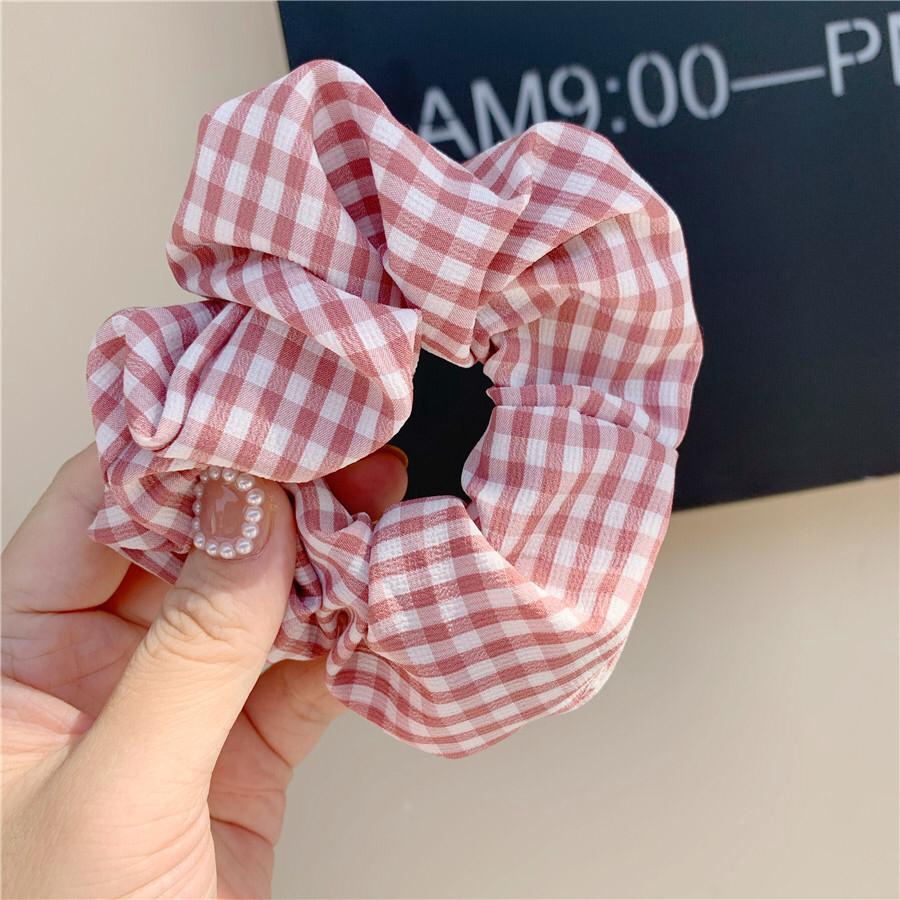 ☀ INDOLAND ☀ R184 Korea Ikat Rambut Kain Karet Wanita Scrunchie Elastis Kisi Tali Aksesoris Rambut