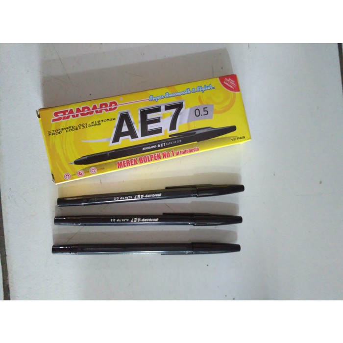 

Gaya Pulpen / Ballpoint Merk Standard Tipe Ae-7 Hemat