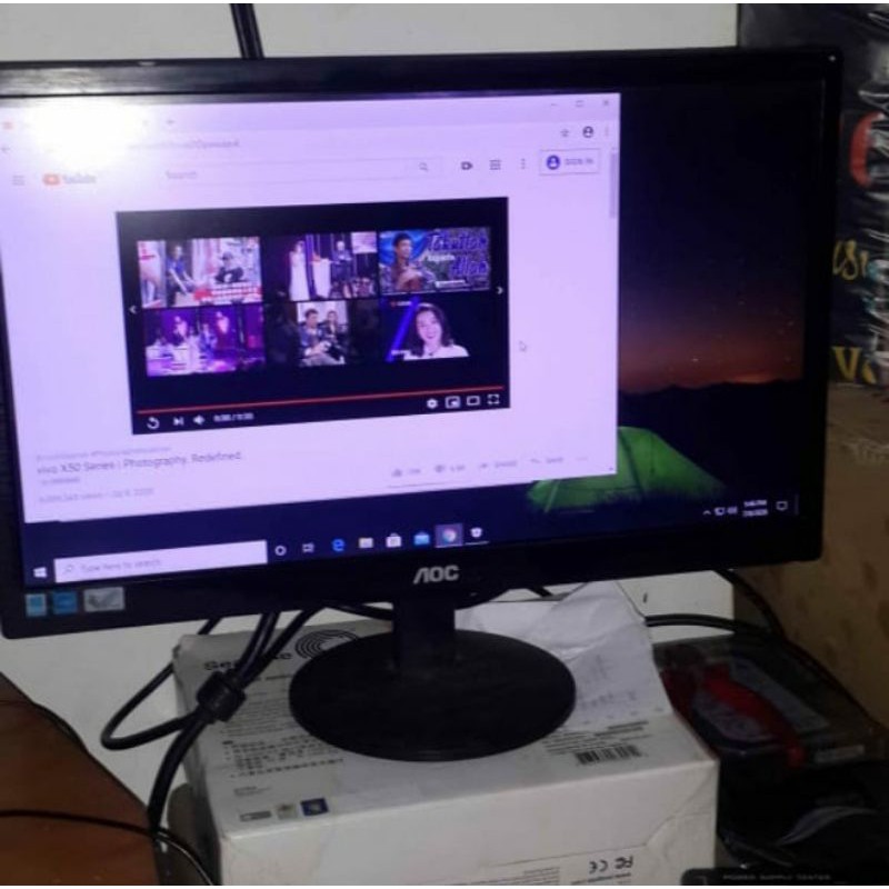 Jual Monitor LED AOC 19 inch Mulus siap pakai