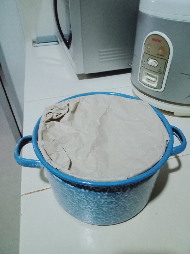 Panci Masak Dutchoven Enamel (porcelain On Steel) Indonesia Motif Batik / Kembang 16 Cm 18 Cm