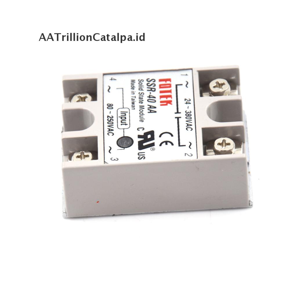 Relay solid state SSR-40AA-H 40A actually 80-250V AC TO 90-480V AC SSR 40A