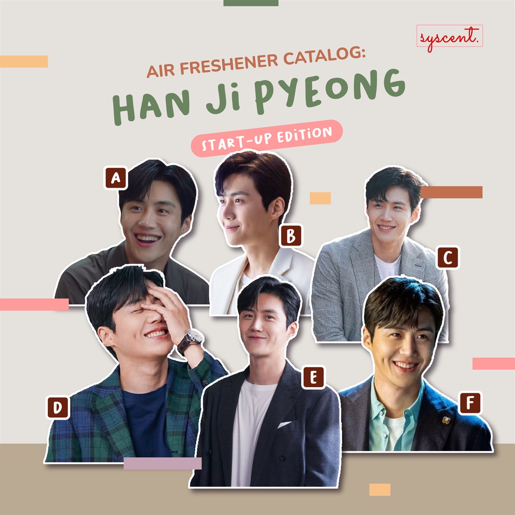 SYSCENT Air Freshener OPPA HAN JI PYEONG START UP (PARFUM MOBIL / PARFUM RUANGAN) KIM SEON HO