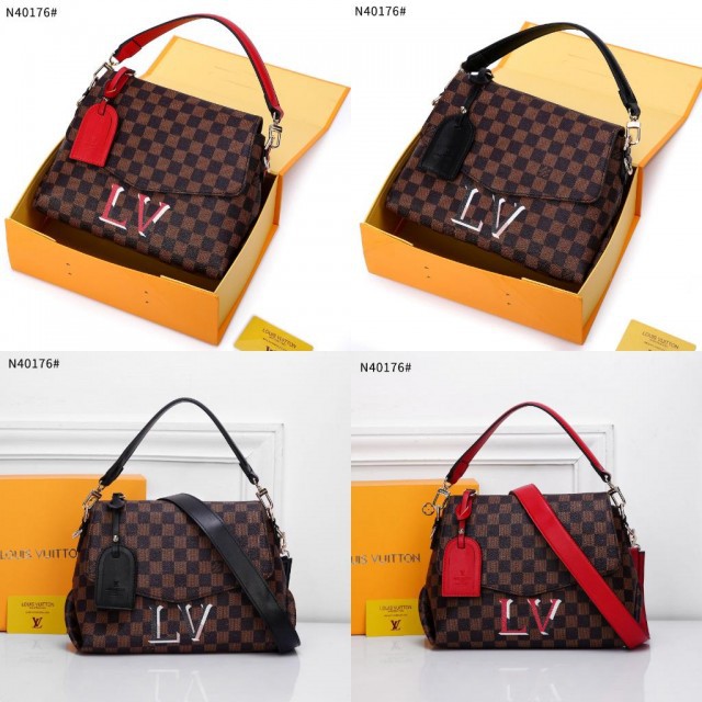 Tas  LOUIS VUITTON LV DAMIER LEATHER BEAUBOURG WITH MAGNETIC CLOSURE BOX N40176