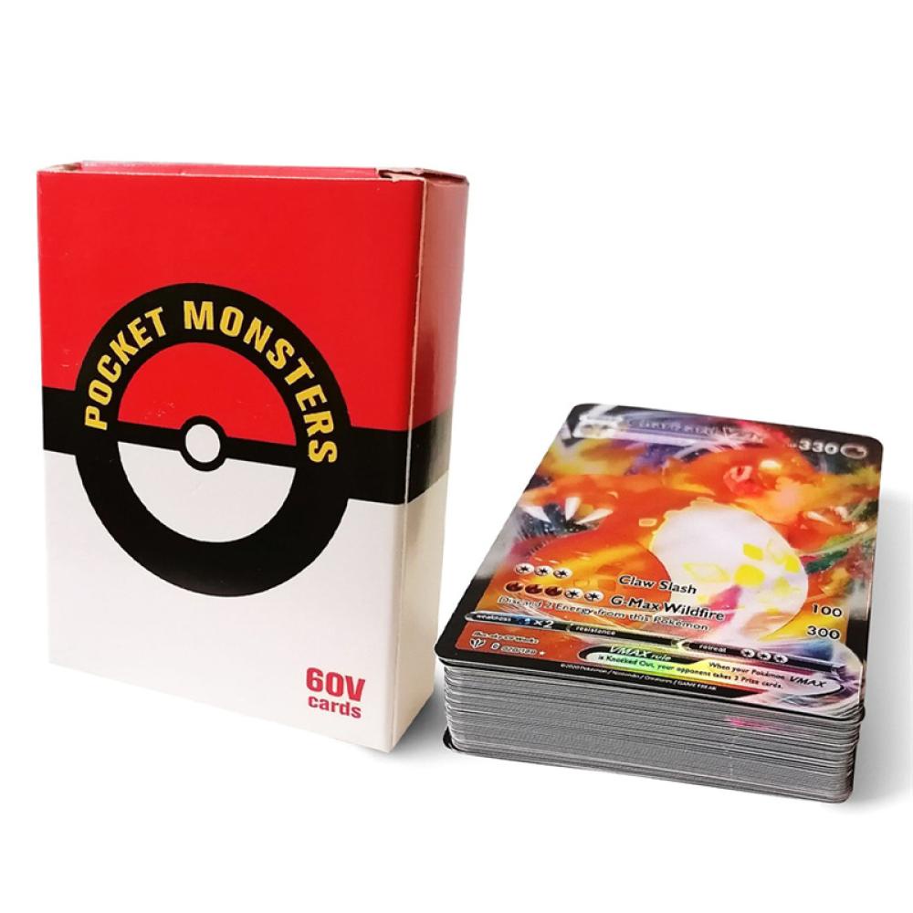 Timekey 240PCS Buku Album Koleksi Kartu Game Pokemon 60 / Box D2F4
