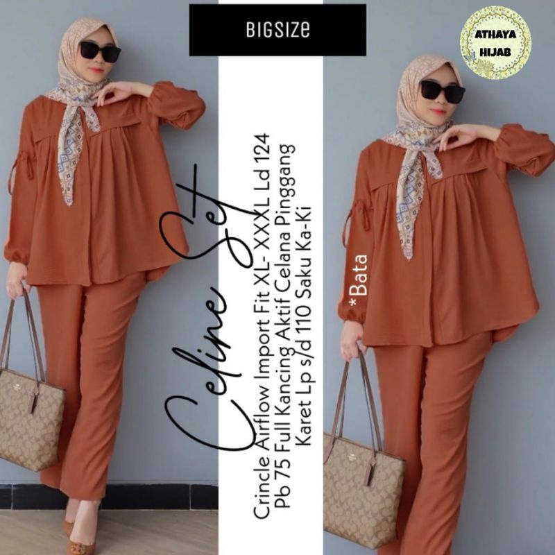 Celine OneSet Big Size by Athaya