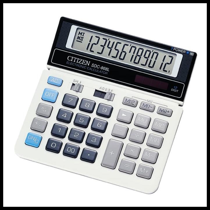 

Calculator / Kalkulator Citizen Sdc 868 L 12 Digit Ori / Original