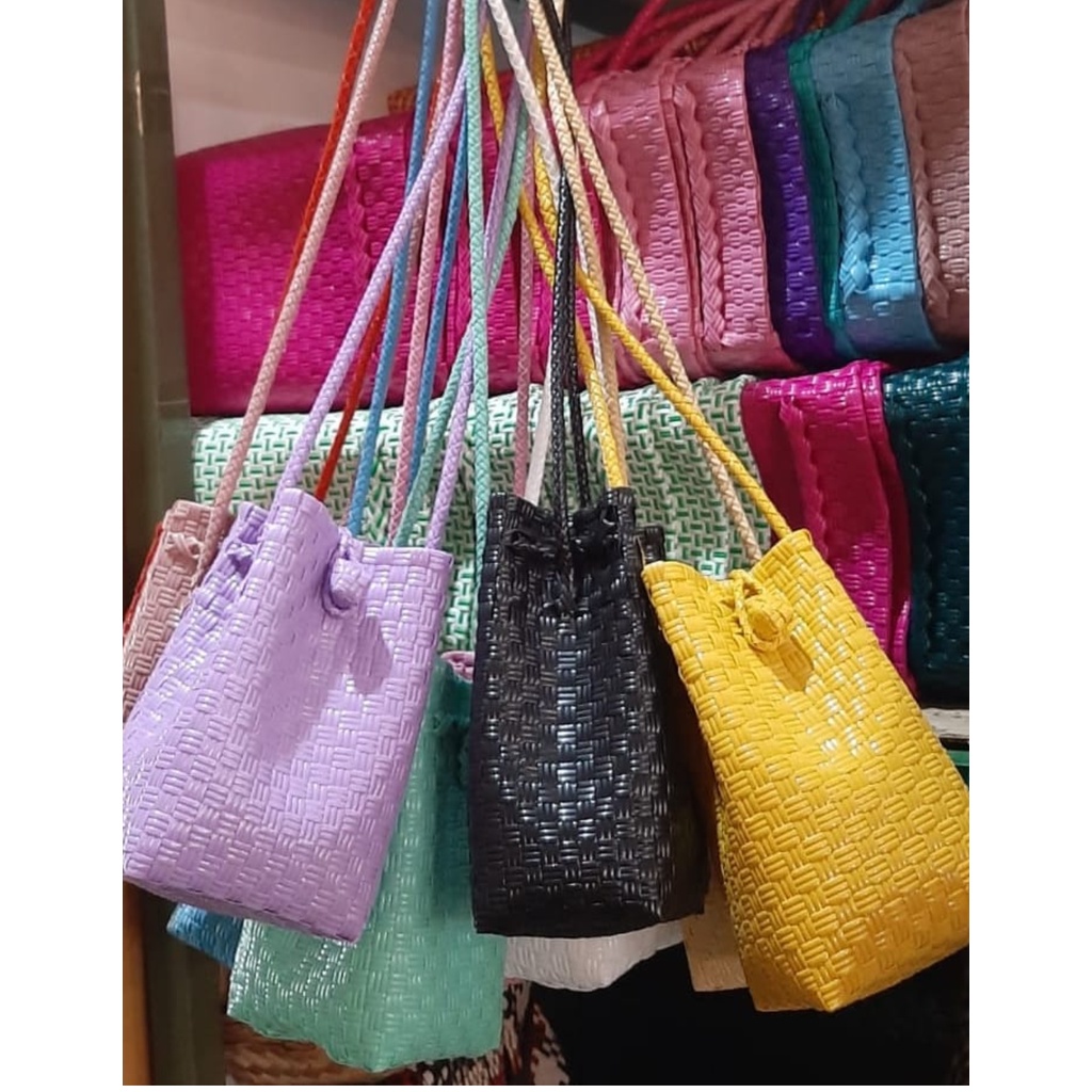 TAS ANYAMAN JALI /TAS HP/TAS SLEMPANG/TAS ANYAMAN CANTIK/PHONE BAG