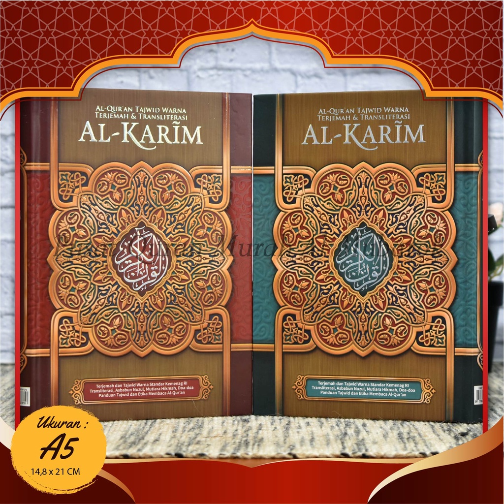 [BISA BAYAR DITEMPAT] Alquran Al Karim A5 Terjemahan Dan Tajwid, Quran Al Karim Hukum Tajwid, Quran 