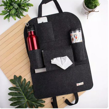 CAR SEAT ORGANIZER TAS BELAKANG JOK MOBIL KURSI MULTIFUNGSI