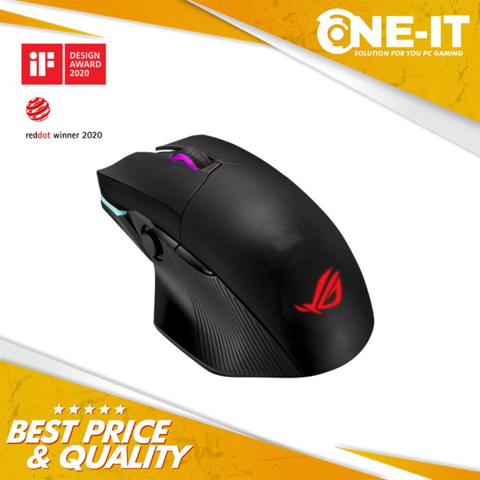 Mouse gaming ASUS ROG Chakram Wireless RGB Qi Charging