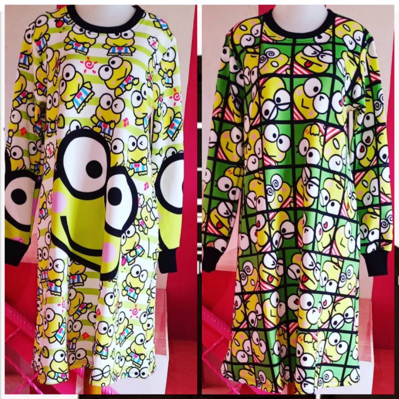Tunik keroppi baju keroppi