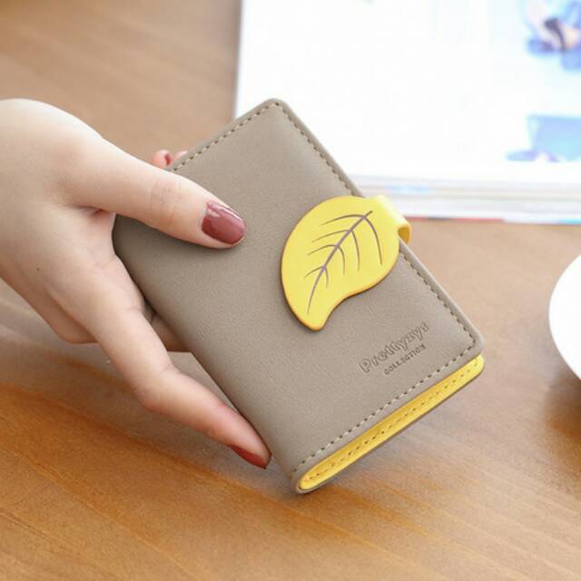 As Dompet Lucu daun wanita dompet korea Dompet Daun Dompet kartu