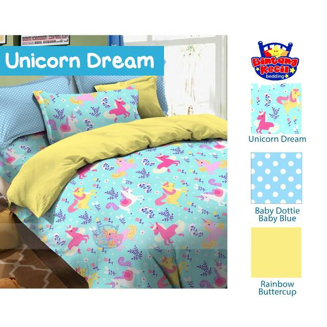 Sprei star unicorn dream tosca