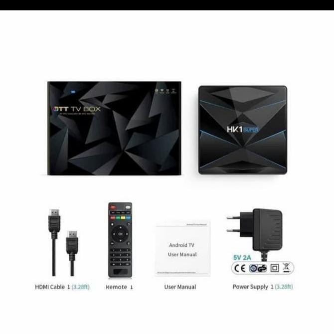 Hk 1 Super Android Tv Box 4Gb/64Gb Utamiseller973