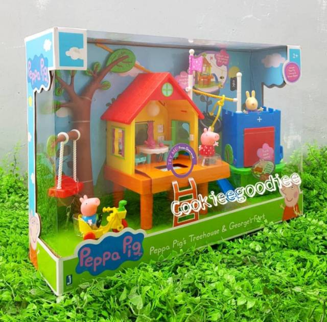 peppa treehouse playset