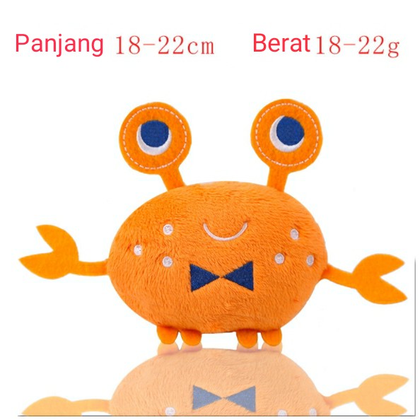 Mainan Gigit Boneka Gigitan Untuk Kucing dan Anjing / Pet Chew Plush Toy Bentuk Lobster dan Kepiting