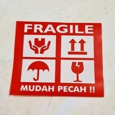 

Stiker Fragile