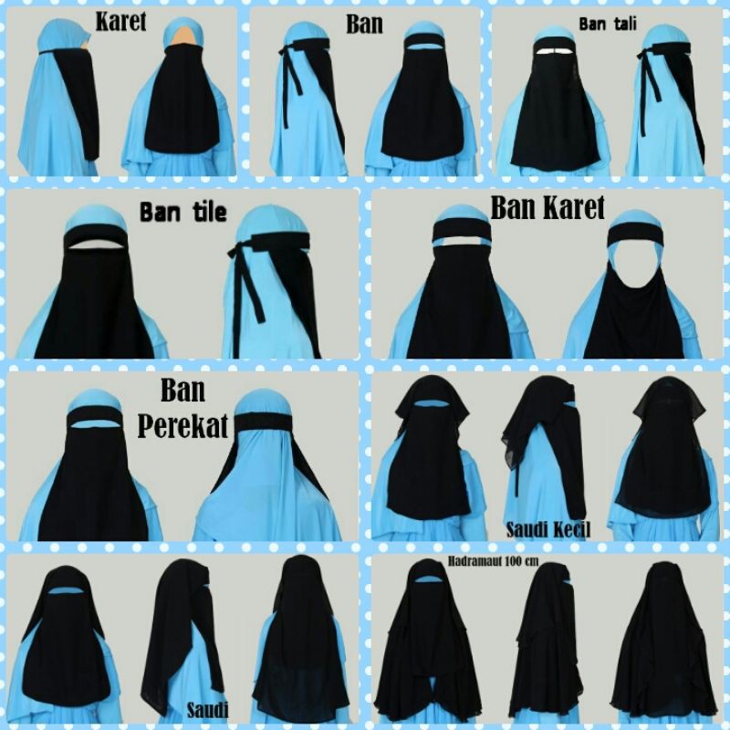 Cadar | Niqob | Cadar bandana | Cadar hitam | Cadar muslim | Niqob hitam | Cadar murah | Niqob murah