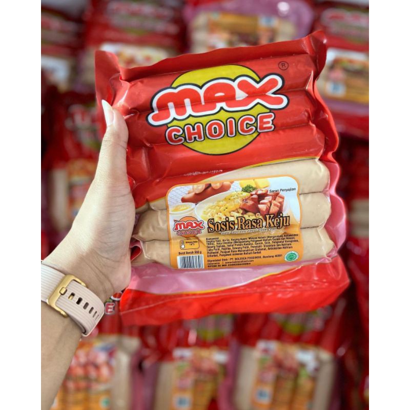 MAX SOSIS SAPI BAKAR KEJU isi 6pc 500gr Jateng only