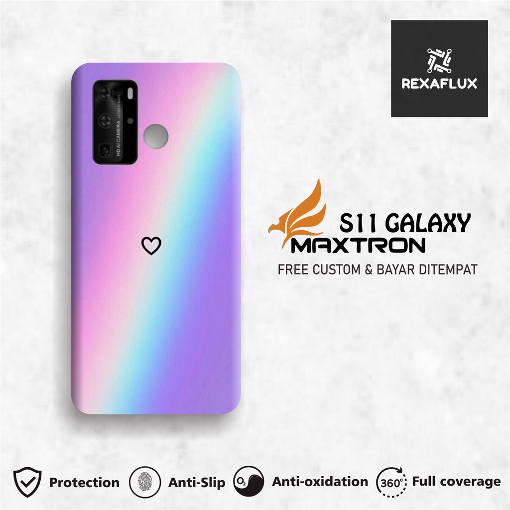 *2Pcs* MAXTRON S11 GALAXY Garskin Case/Stiker Protector Free Customs & COD