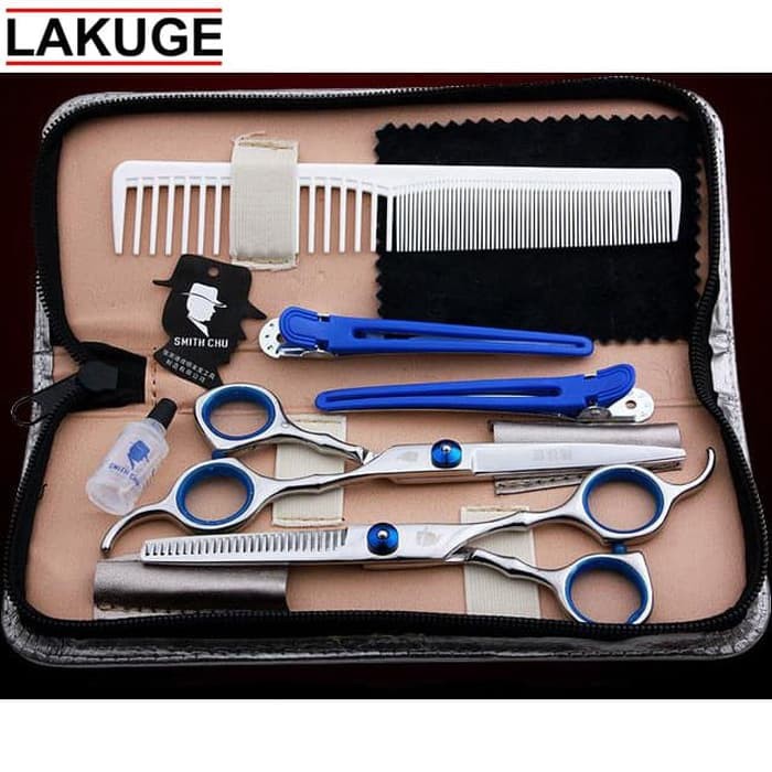 Peralatan Lengkap Set Gunting Rambut Salon Profesional