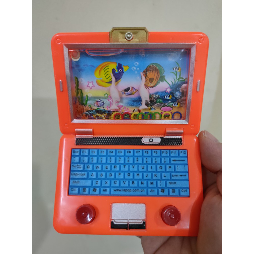 Mainan Game Air Pencet Seru Model Laptop dan Setir