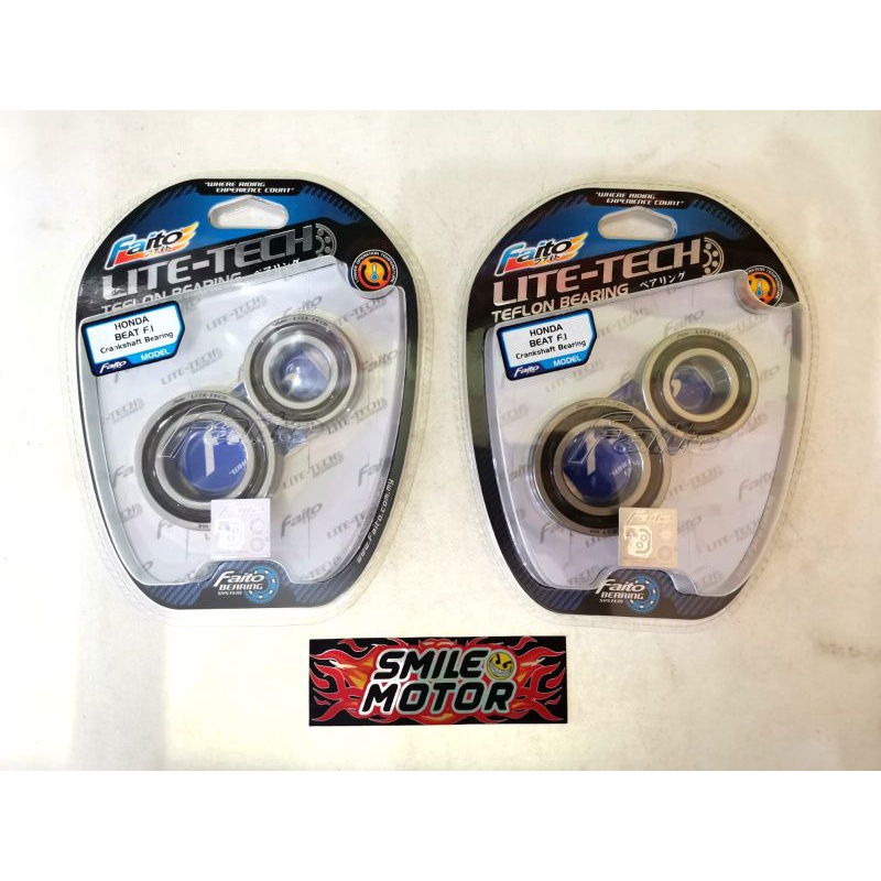 LAHAR BEARING KRUK AS CRANKSAFT FAITO LITE-TECH BEAT/SCOOPY KARBU FI ESP POP/VARIO110/SHOGUN AXELLO