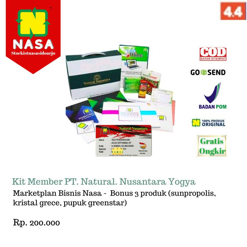 KIT  B MEMBER NASA - CARA PENDAFTARAN MENJADI MEMBER NASA