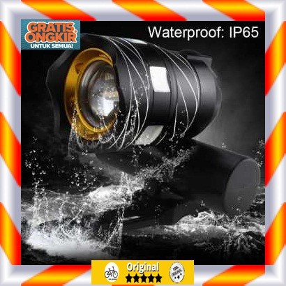 Lampu sepeda lipat polygon united mtb Lipat Sport LED Charger Zoom