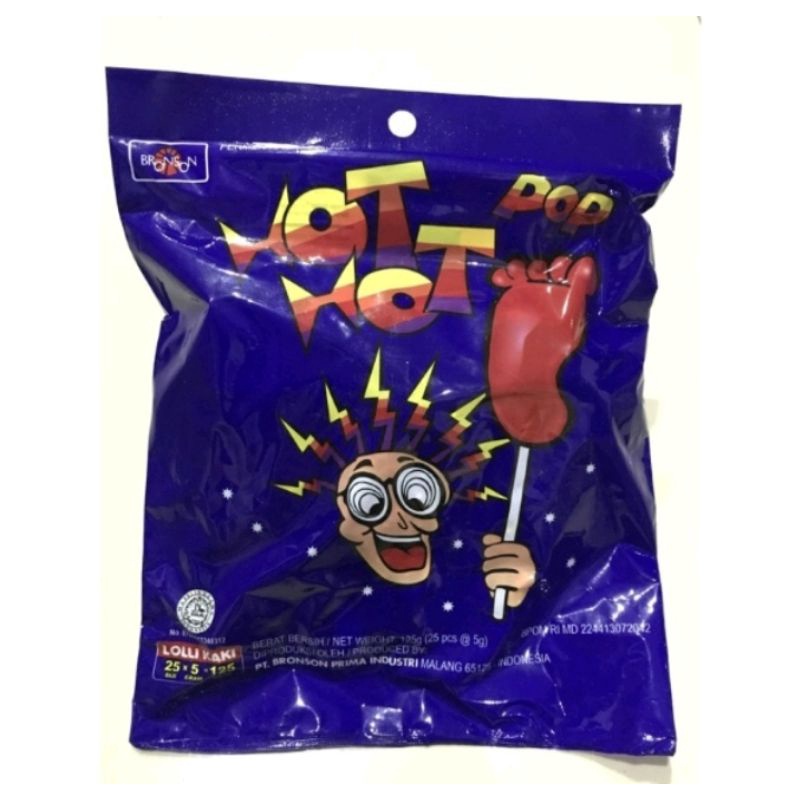 

TERMURAH !!! permen hot hot pop kaki ( 1pack isi 25pcs )