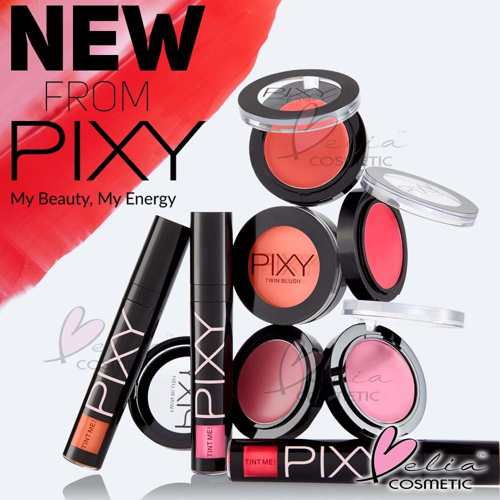 ❤ BELIA ❤  PIXY Twin Blush 2 in 1 ( lip &amp; blusher pixy )