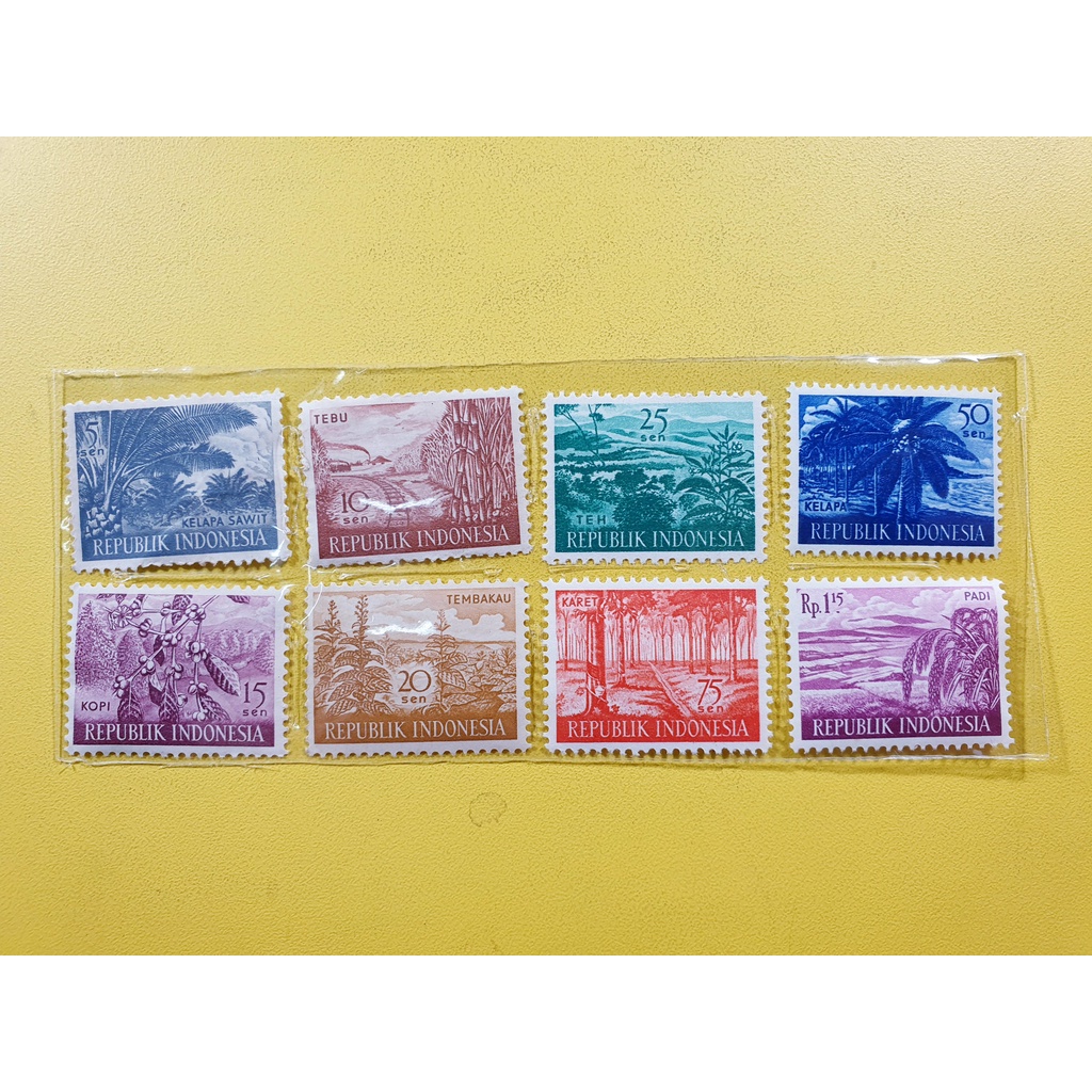

Perangko Hasil Bumi Tahun 1960 (set)