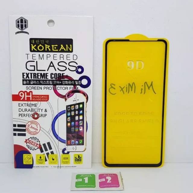 Tempered Glass Xiaomi Mi Mix 3 FULL SCREEN Mi mix 3 FULL GLUE Anti Gores Kaca Xiaomi Mi Mix 3