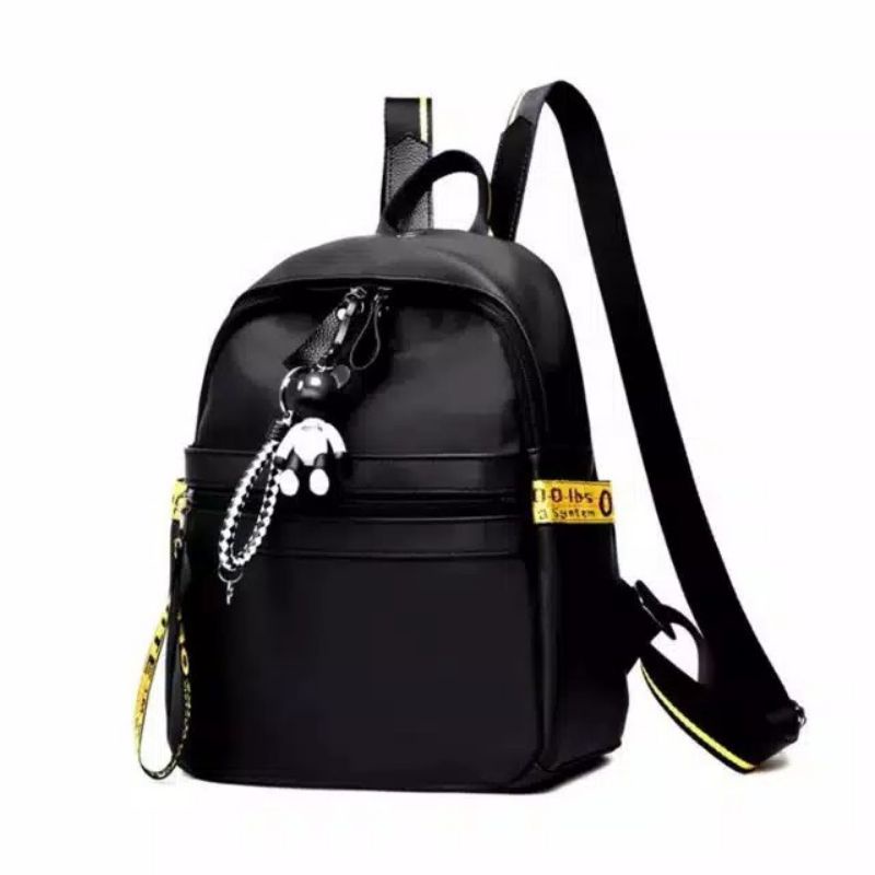 Tas Ransel Wanita Backpack Kombinasi Bahan Mikro Terbaru