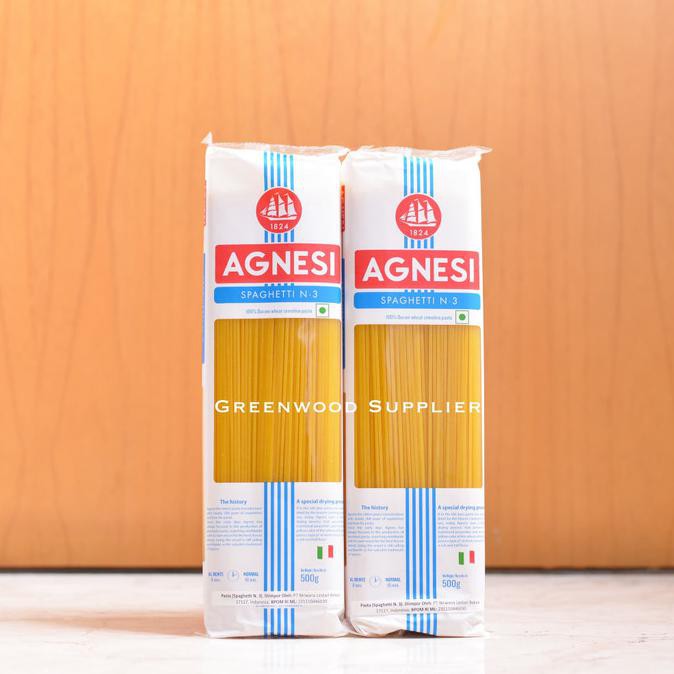 

Terlaris# Agnesi Pasta Spaghetti 500G - Import Italy (Premium Quality)