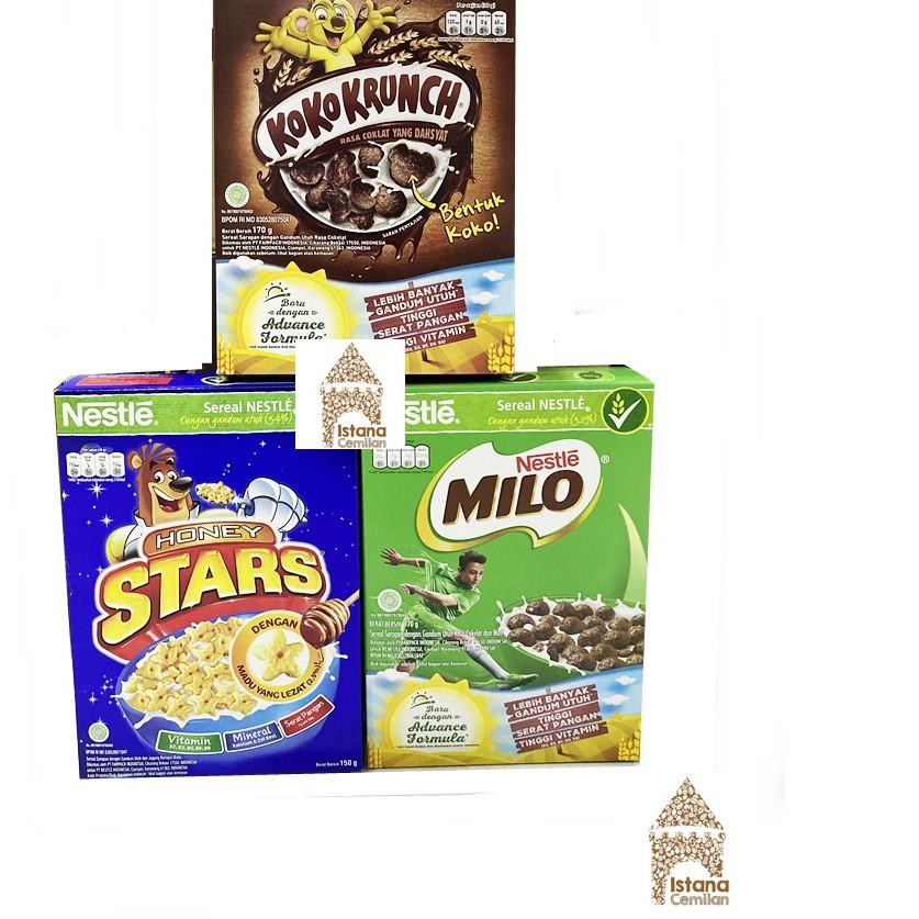 

DFE✦ Nestle Sereal Koko Krunch / Honey Stars / Milo 170 Gram SEGERA BELI